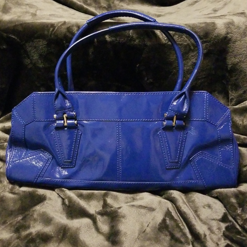 Electric Blue Patent Leather Nordstrom Purse NWT
